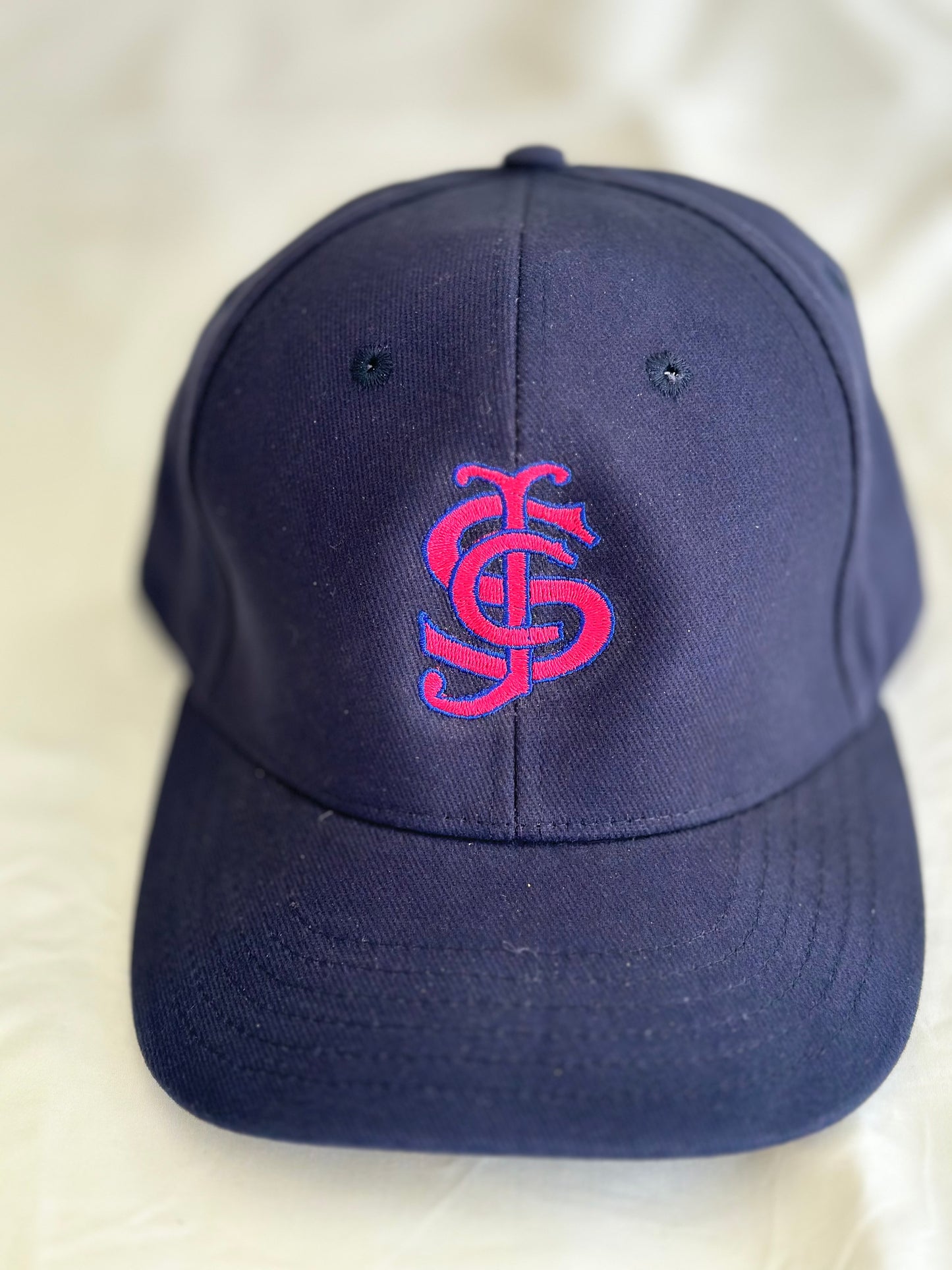 SJC Caps - Navy, white or hot pink